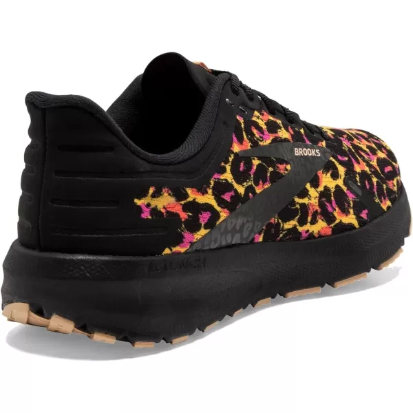 Brooks Womens Launch 9 Neutral Running ShoeCitrusCoralBlack