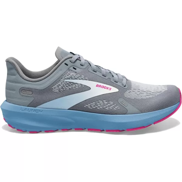 Brooks Womens Launch 9 Neutral Running ShoeGreyBluePink