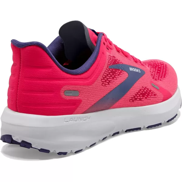 Brooks Womens Launch 9 Neutral Running ShoePinkFuchsiaCobalt