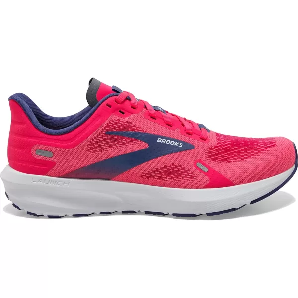 Brooks Womens Launch 9 Neutral Running ShoePinkFuchsiaCobalt