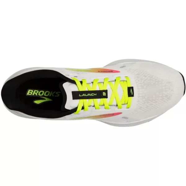 Brooks Womens Launch 9 Neutral Running ShoeWhitePinkNightlife