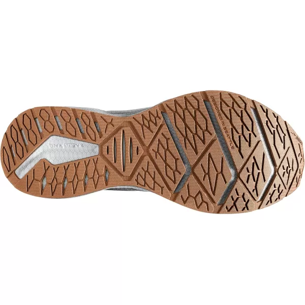 Brooks Womens Levitate Stealthfit 6 Neutral Running ShoeWhiteBran