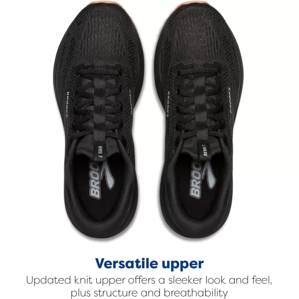 Brooks Womens Revel 7 Neutral Running ShoeBlackBlack