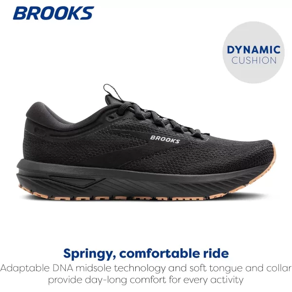Brooks Womens Revel 7 Neutral Running ShoeBlackBlack