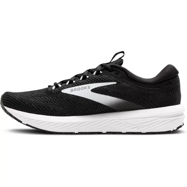Brooks Womens Revel 7 Neutral Running ShoeBlackWhite