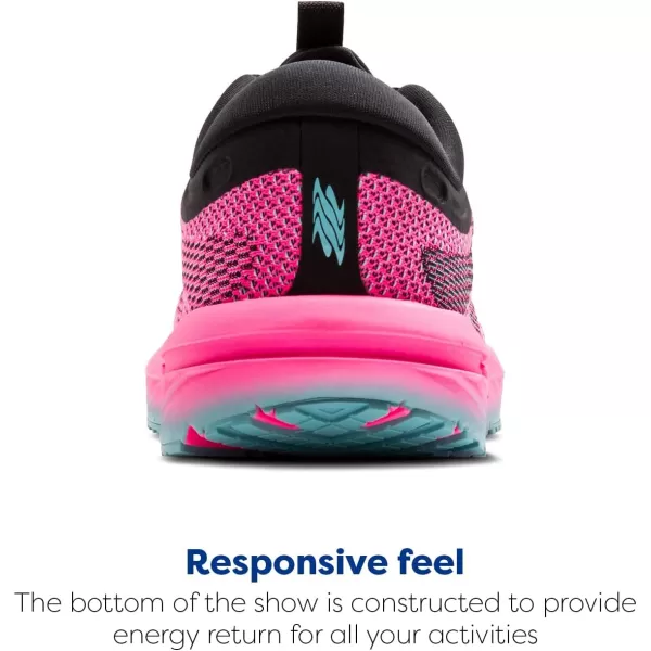 Brooks Womens Revel 7 Neutral Running ShoeKnockout PinkBlackAqua