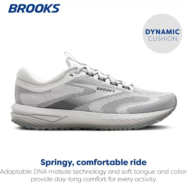 Brooks Womens Revel 7 Neutral Running ShoeOyster MushroomPrimer Gray