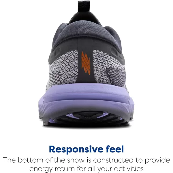 Brooks Womens Revel 7 Neutral Running ShoeSweet LavenderEbonyAlloy