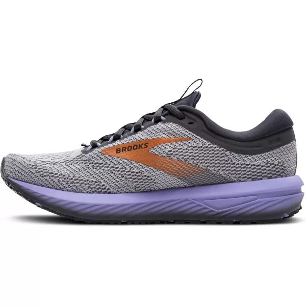 Brooks Womens Revel 7 Neutral Running ShoeSweet LavenderEbonyAlloy