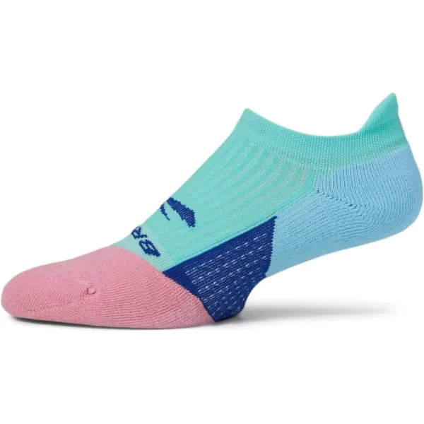 Brooks Ghost No Show Socks I Performance Running Low Profile Socks with Arch Support for Men ampamp WomenSalt AirPink