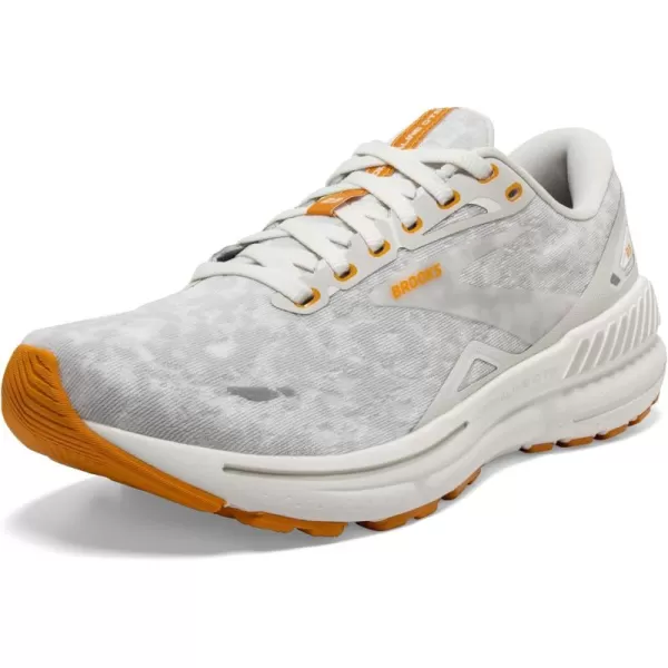 Brooks Mens Adrenaline GTS 23 Supportive Running ShoeBlancGraySunflower