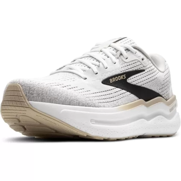Brooks Mens Ghost Max 2 Neutral Running ampamp Walking ShoeWhitePelicanOyster