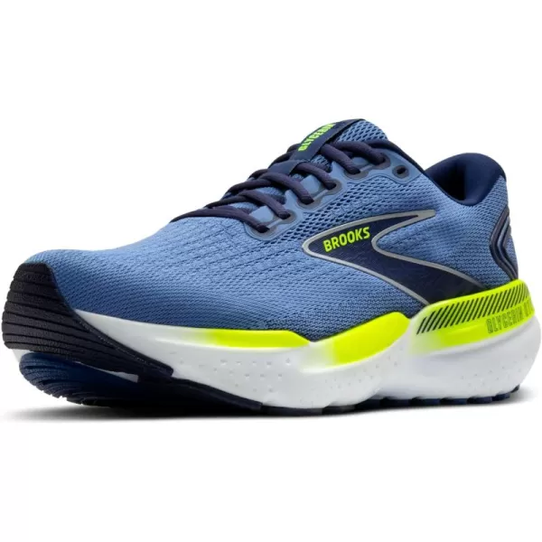 Brooks Mens Glycerin GTS 21 Supportive Running ShoeBluePeacoatNightlife