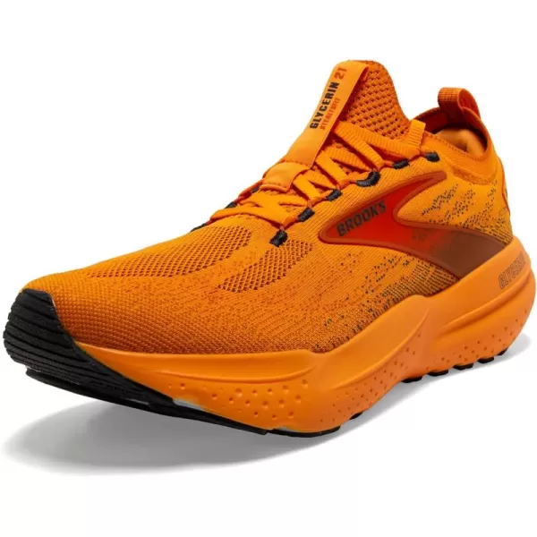 Brooks Mens Glycerin Stealthfit 21 Neutral Running ShoeCarrot CurlAutumn Maple