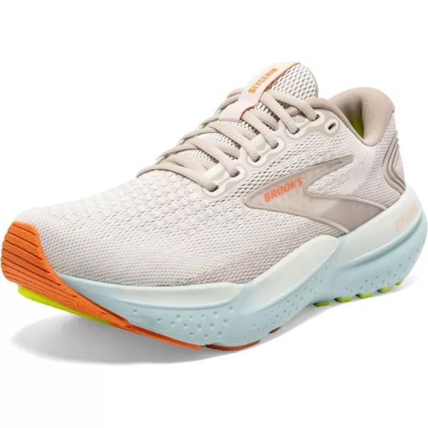 Brooks Womens Glycerin 21 Neutral Running ShoeCoconutAquaAutumn Sunset