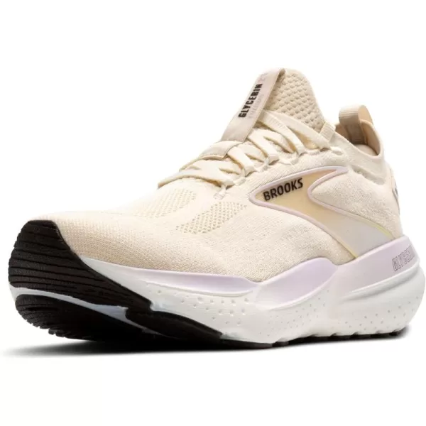 Brooks Womens Glycerin Stealthfit 21 Neutral Running ShoeCoconutLavenderCream
