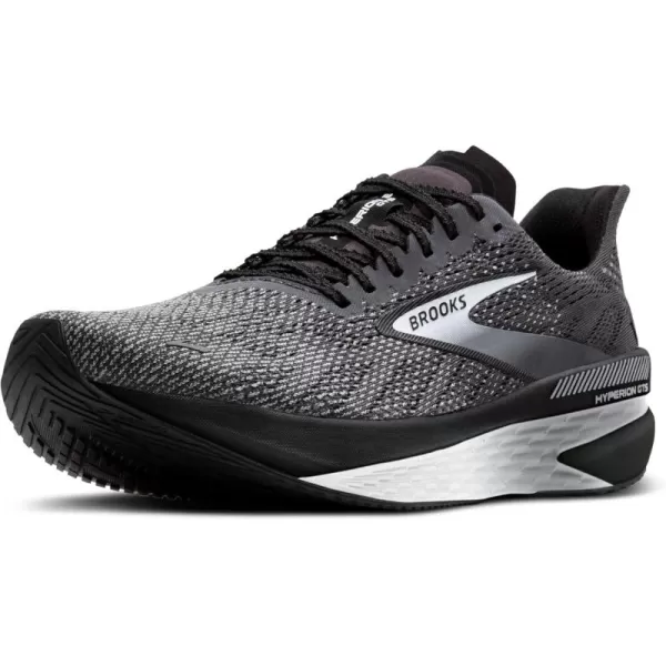 Brooks Womens Hyperion GTS 2 Supportive Running ShoeBlackEbonyPrimer Gray