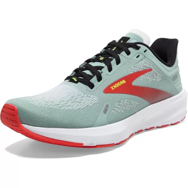 Brooks Womens Launch 9 Neutral Running ShoeBlue SurfBlackCherry Tomato