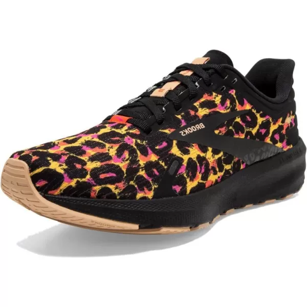 Brooks Womens Launch 9 Neutral Running ShoeCitrusCoralBlack