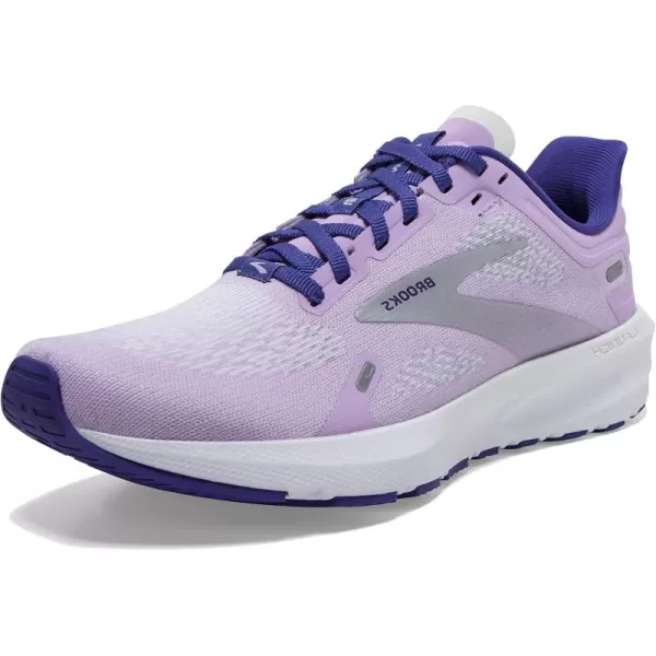 Brooks Womens Launch 9 Neutral Running ShoeLilacCobaltSilver