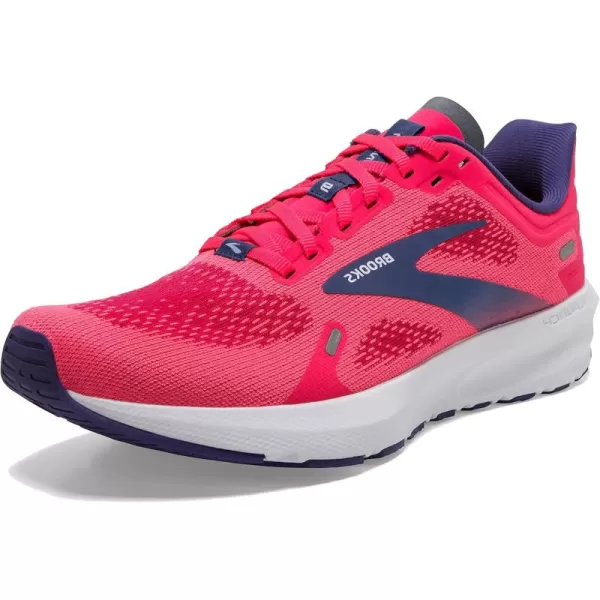 Brooks Womens Launch 9 Neutral Running ShoePinkFuchsiaCobalt