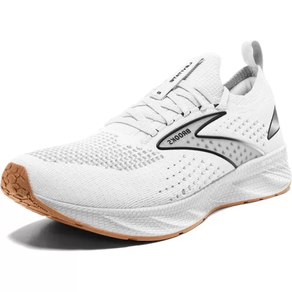 Brooks Womens Levitate Stealthfit 6 Neutral Running ShoeWhiteBran