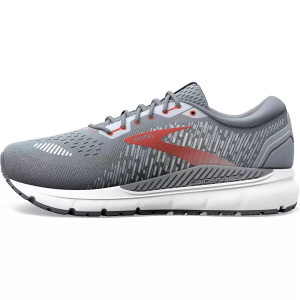 Brooks Mens Addiction GTS 15 Supportive Running ShoeGreyEbonyChili Oil