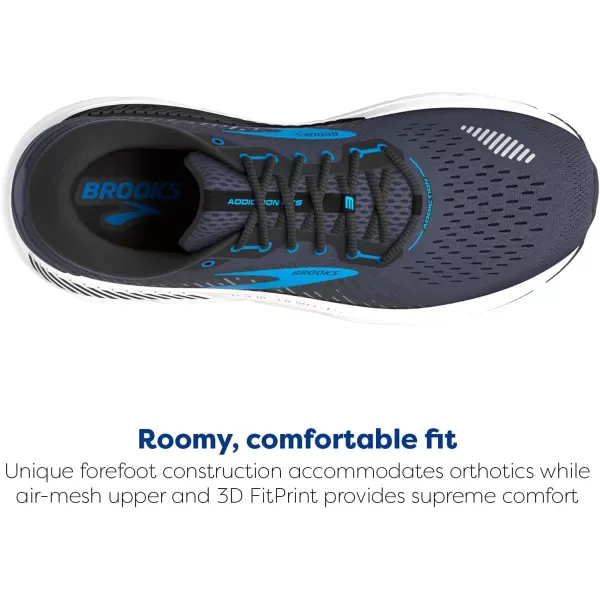 Brooks Mens Addiction GTS 15 Supportive Running ShoeIndia InkBlackBlue