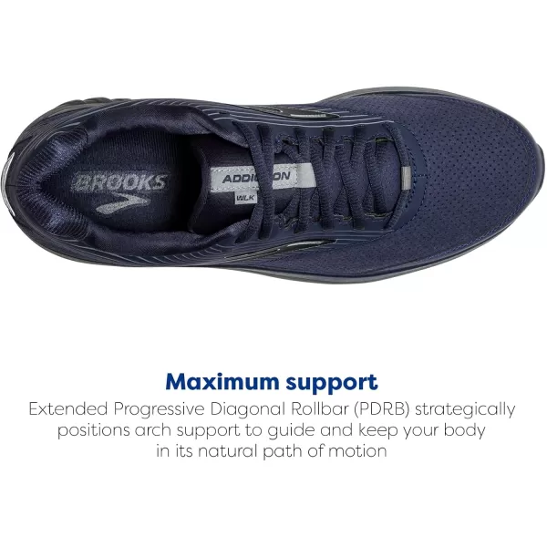 Brooks Mens Addiction Walker Suede Walking ShoePeacoatShadePeacoat