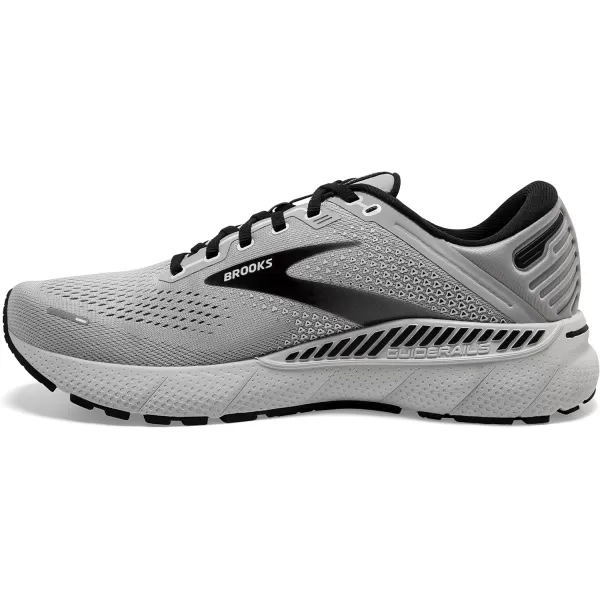 Brooks Mens Adrenaline GTS 22 Supportive Running ShoeAlloyGreyBlack