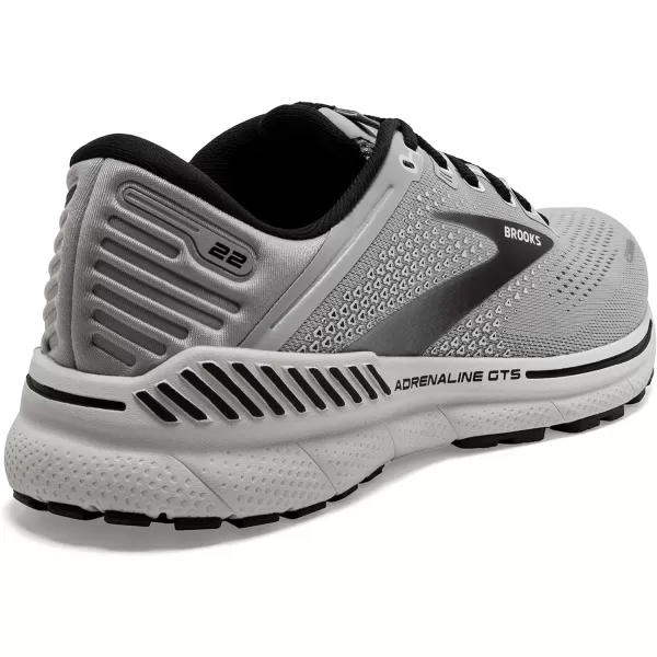 Brooks Mens Adrenaline GTS 22 Supportive Running ShoeAlloyGreyBlack