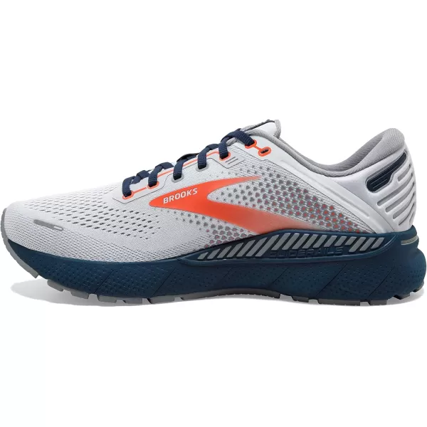 Brooks Mens Adrenaline GTS 22 Supportive Running ShoeArcticRedTitan