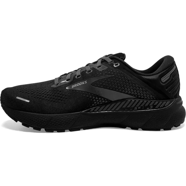 Brooks Mens Adrenaline GTS 22 Supportive Running ShoeBlackBlackEbony