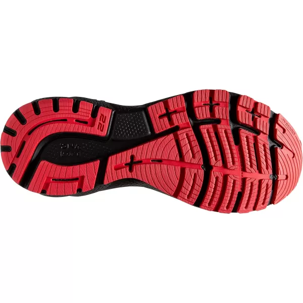 Brooks Mens Adrenaline GTS 22 Supportive Running ShoeBlackBlueBittersweet