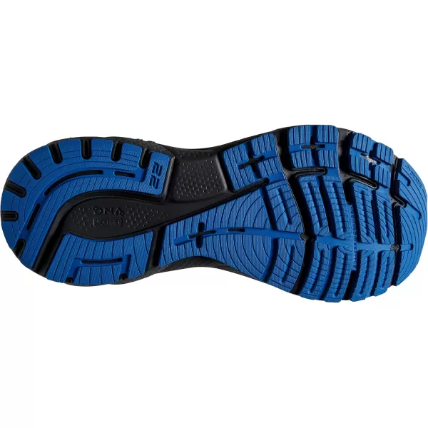 Brooks Mens Adrenaline GTS 22 Supportive Running ShoeBlackBlueCherry Tomato