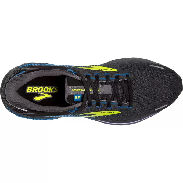 Brooks Mens Adrenaline GTS 22 Supportive Running ShoeBlackBlueNightlife