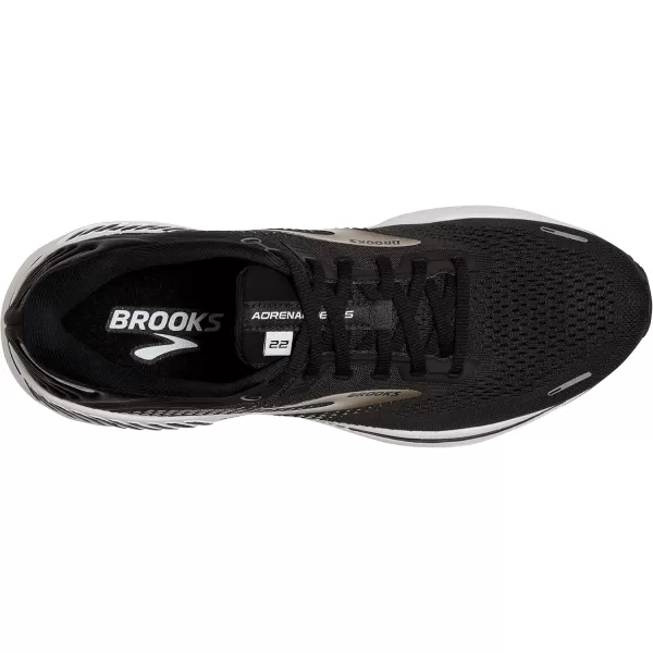 Brooks Mens Adrenaline GTS 22 Supportive Running ShoeBlackSilverAnthracite