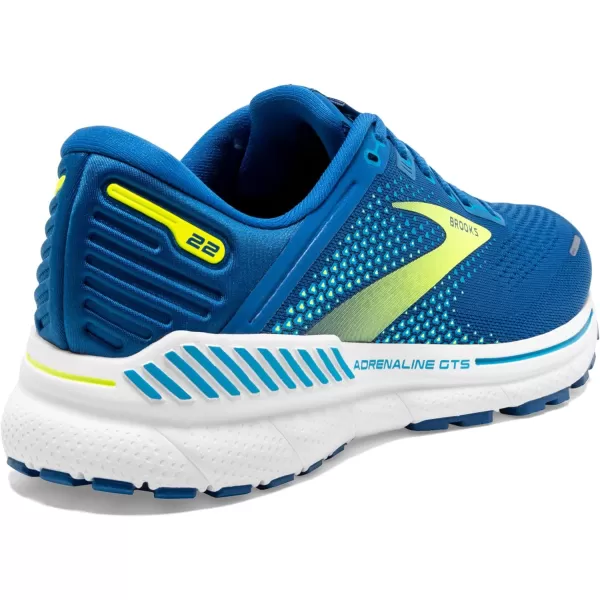 Brooks Mens Adrenaline GTS 22 Supportive Running ShoeBlueNightlifeWhite