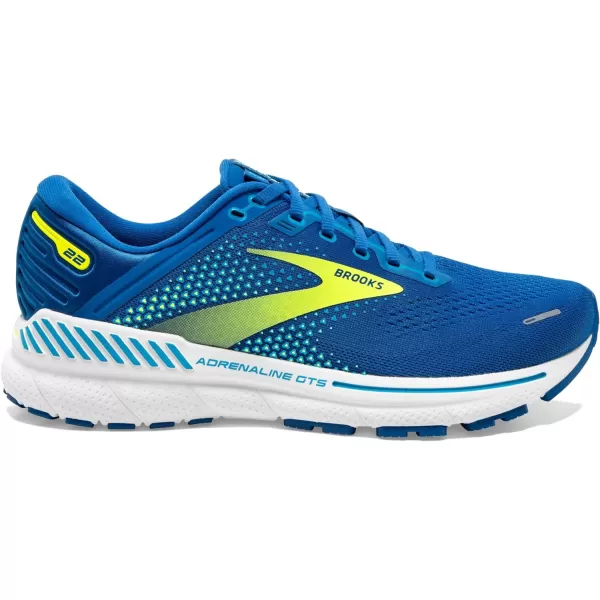 Brooks Mens Adrenaline GTS 22 Supportive Running ShoeBlueNightlifeWhite