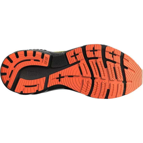 Brooks Mens Adrenaline GTS 22 Supportive Running ShoeNightlifeBlackFlame