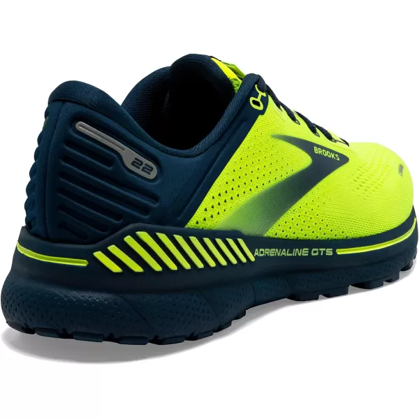 Brooks Mens Adrenaline GTS 22 Supportive Running ShoeNightlifeTitan