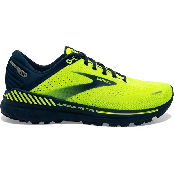 Brooks Mens Adrenaline GTS 22 Supportive Running ShoeNightlifeTitan