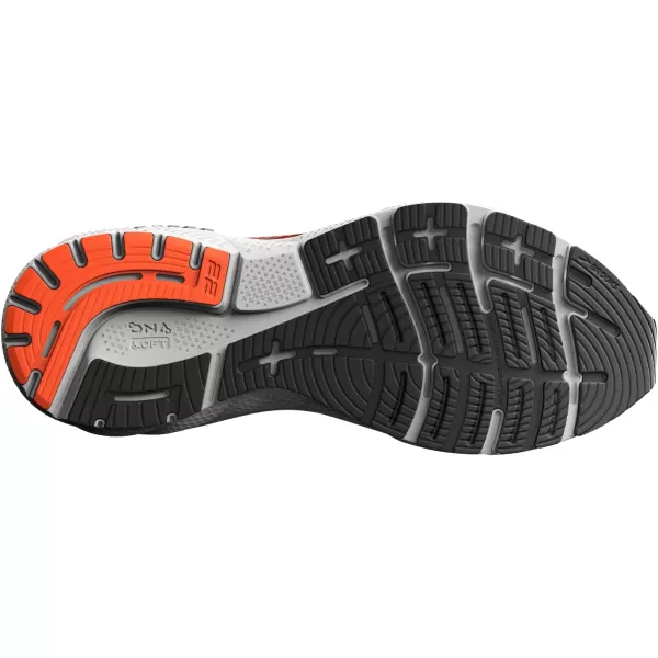 Brooks Mens Adrenaline GTS 22 Supportive Running ShoeOrangeBlackWhite