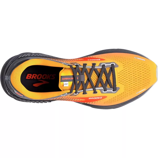 Brooks Mens Adrenaline GTS 22 Supportive Running ShoeOrangePearlHigh Rise
