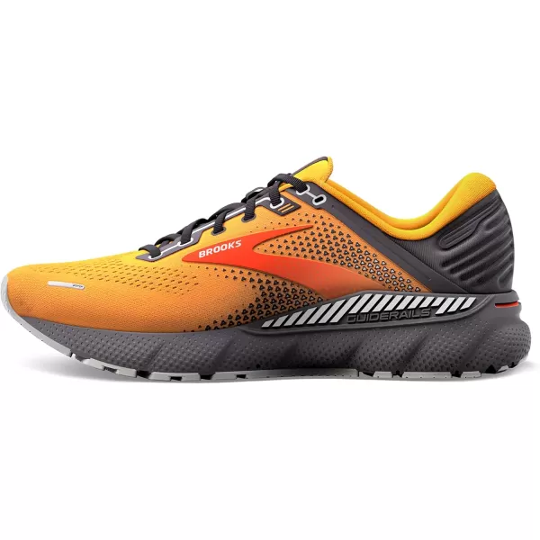 Brooks Mens Adrenaline GTS 22 Supportive Running ShoeOrangePearlHigh Rise