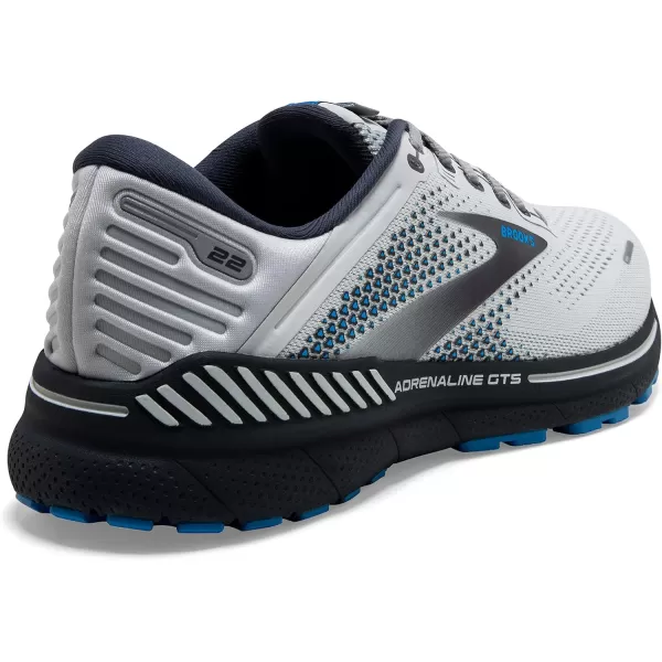Brooks Mens Adrenaline GTS 22 Supportive Running ShoeOysterIndia InkBlue