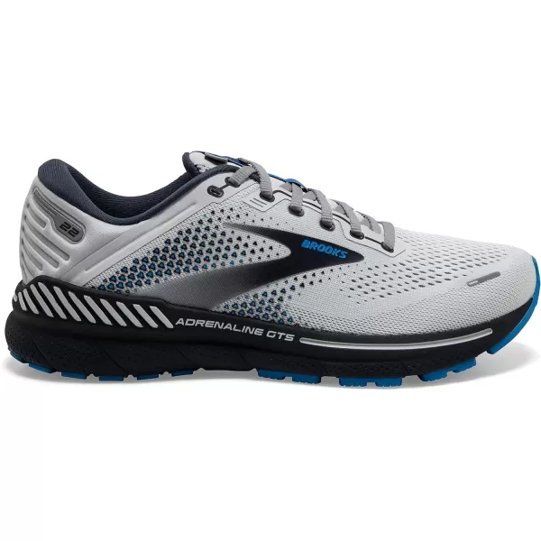 Brooks Mens Adrenaline GTS 22 Supportive Running ShoeOysterIndia InkBlue