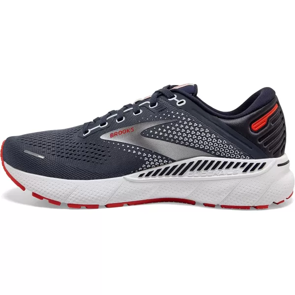 Brooks Mens Adrenaline GTS 22 Supportive Running ShoePeacoatIndia InkGrenadine