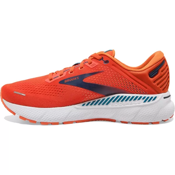 Brooks Mens Adrenaline GTS 22 Supportive Running ShoePumpkinFlameTitan