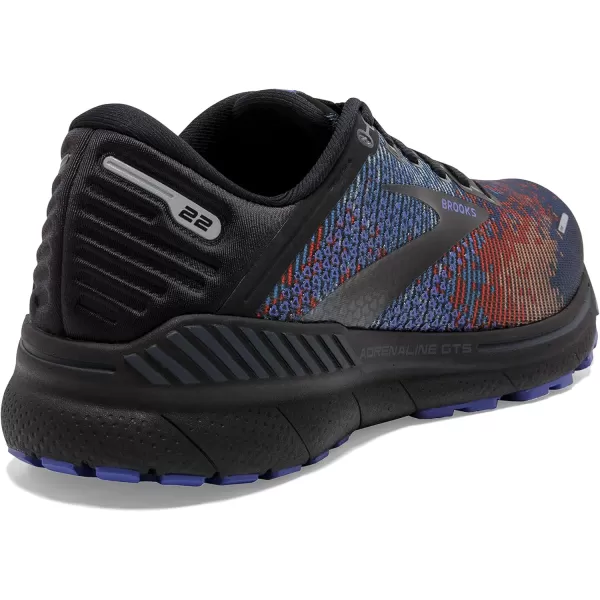 Brooks Mens Adrenaline GTS 22 Supportive Running ShoeRoyal BlueBlackGrey